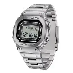 SANDA - Reloj SAN-26 Hombre Acero Plateado