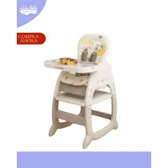 GENERICO - SILLA DE COMER PARA BEBÉ - COLOR GRIS