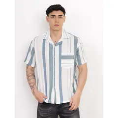 NEW YORK STARS - Camisas New Stars de Lino- Verde