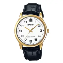 CASIO - MTP-V001 - RELOJES PARA HOMBRE CUERO NEGRO - CAS-228