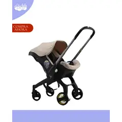 KIDS - COCHE PORTABEBÉ 2 EN 1 PARA BEBÉ «DONNA» COLOR BEIGE
