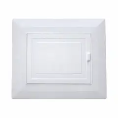 GENERICO - Tapa de Registro 25 x 30 cm Blanca Autoadhesiva con Puerta