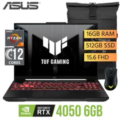 ASUS - Laptop A16 FA607NUG-RL216 AMD Ryzen 7 7445HS Ram 16Gb SSD 512GB RTX 4050 16" WUXGA WIN 11