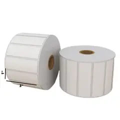 GENERICO - Etiquetas Adhesivas Transferencia térmica medida 3" x 1" pulgadas x 1,500 a 1 columna tuco de 1"
