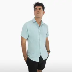 DM DEXMEN - Camisa Dexmen Casual Celeste