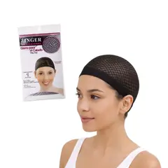 GENERICO - Gorro para Peluca Wig Cap Zinger Profesional Antideslizante Negro – 1 Unidad