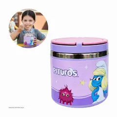 GENERICO - Termo de Comida Infantil de Acero Inoxidable - Pitufina