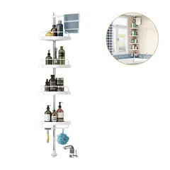 GENERICO - Organizador Esquinero Ajustable de Ducha 4 Niveles