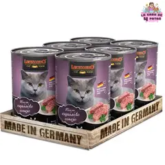 CAT FOOD LEONARDO - Leonardo latas de 400gr sabor Conejo Pack 6
