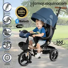 BABY - Triciclo Guiador para Niños «LIGEND SUPRA » Edición Limitada Blue
