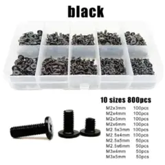 GENERICO - KIT DE TORNILLOS PARA LAPTOP 800 UNIDADES