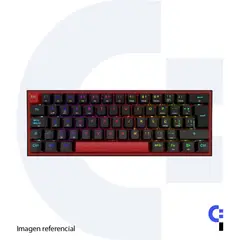 REDRAGON - TECLADO MECANICO INALAMBRICO FIZZ PRO BLACK
