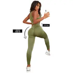 GENERICO - Conjunto Deportivo Colombiano Leggins Push Up