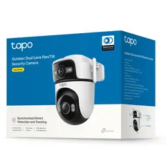 TP LINK - Cámara de seguridad tapo c545d exterior con doble lente