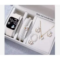 GENERICO - Set de Reloj Elegante con Pantalla LED