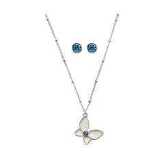 ESIKA - SET COLLAR + ARETES WING OF LIGHT MARIPOSA