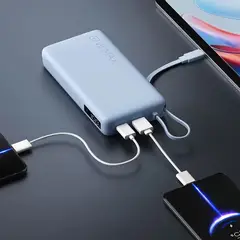 XIAOMI - Power Bank 20000 67W Cable incorporado para MacBook Laptop - Azul