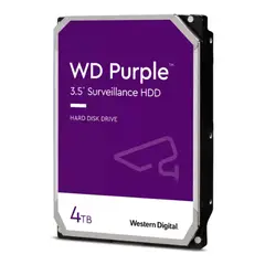 WESTERN DIGITAL - Disco Duro Interno 4 TB WD Purple SATA