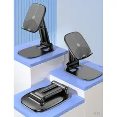 SEISA - Soporte de celular para mesa color negro