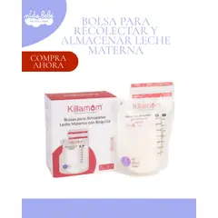 BABY - Bolsas de almacenamiento de leche materna x 50 unidades - 240ML / 8ONZAS