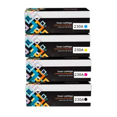 GENERICO - Kit Toner HP Compatible 230A CYMK para 4203 MFP 4303fdw