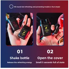 SIGNATURE PERU - Inhalador de Aceites Esenciales para Aromas Refrescantes y Claridad Diaria x4