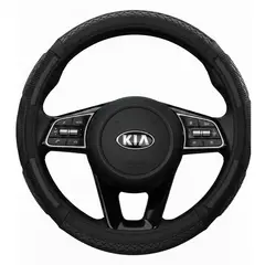 SKY - Forro Protector De Volante Premiun Panal De Abeja Negro Universal