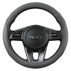 SKY - Forro Protector De Volante Deportivo Cuero Negro Universal