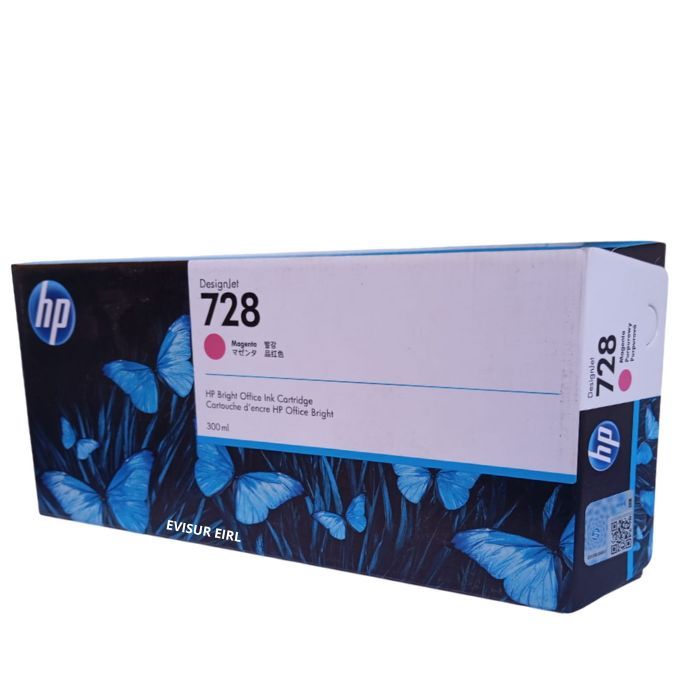 TINTA 728 F9K16A MAGENTA 300ML DesignJet T730 T830