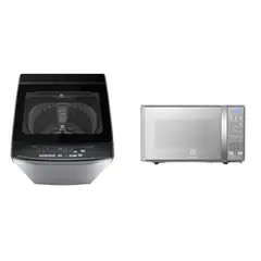 ELECTROLUX - Combo Lavadora Carga Superior 20kg Inverter EWIJ20F2XSYG + Microondas 20L EMDO20S2GSRUG