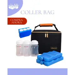 BABY - COLLER BAG + 3 FRASCOS PARA LECHE MATERNA Y 2 BLOQUES DE HIELO