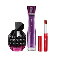 CYZONE - Set de Perfumes Sweet Black Intense y Mithyka con Labial Colorfix Pimienta Caliente