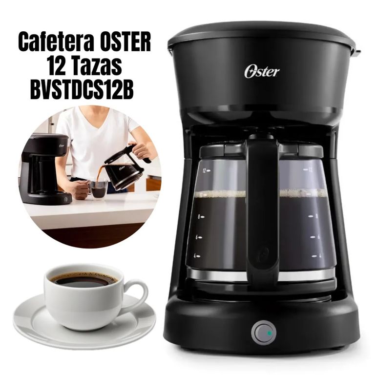 Cafetera De 12 Tazas Con Filtro Permanente ON/OFF BVSTDCS12B