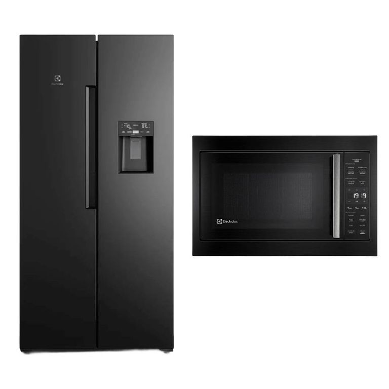 Combo Refrigeradora ERS45F2P5EB Inverter 419L+Horno Microondas Empotrable 30L EMTP24G2GXB