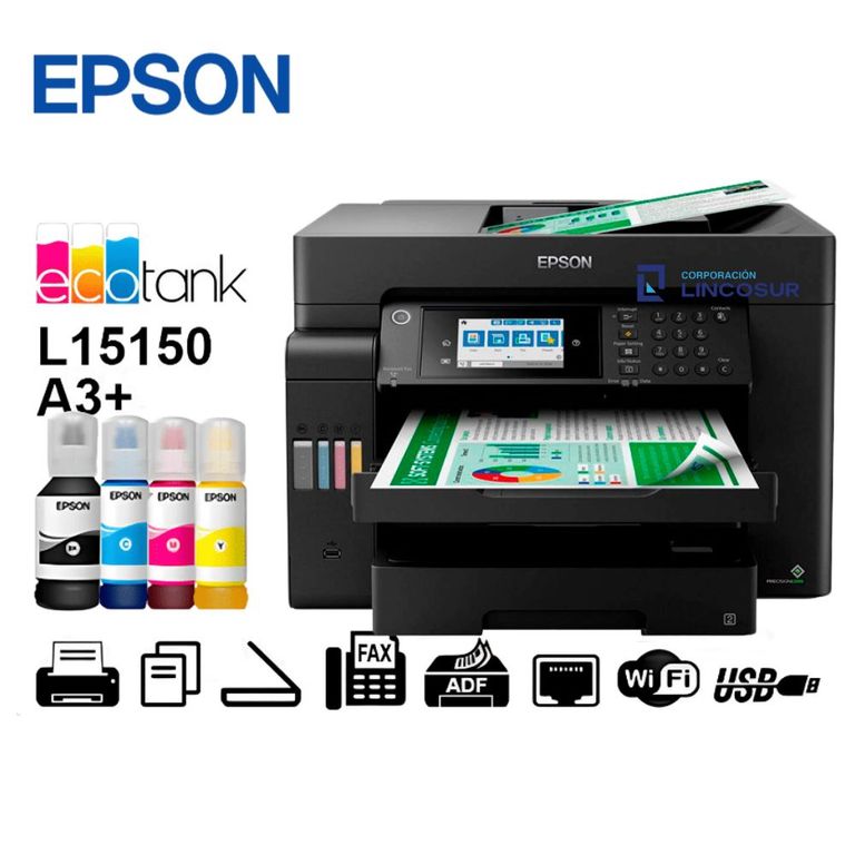 IMPRESORA MULTIFUNCIONAL L15150 A3+ WIFI ETHETNET