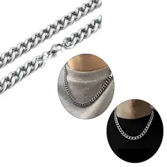 VIKINGO - Cadena de Acero Inoxidable unisex 55 cm X 8 mm