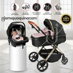 BABY - Coche Moisés Travel System «SIGNAL PLUS» Con Portabebé Pink