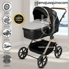BABY - Coche Moisés Travel System «SIGNAL» de Lujo Gray