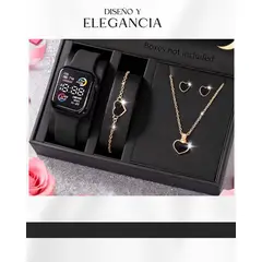 GENERICO - Set de Reloj Elegante con Pantalla LED