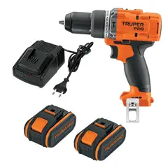 TRUPER - Taladro Percutor 20V + 2 Baterias 4 Ah + Cargador
