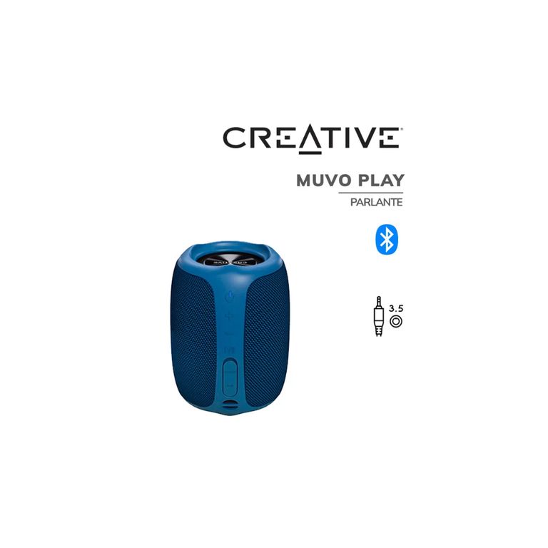 PARLANTE MUVO PLAY BLUETOOTH 10W IPX7 AZUL