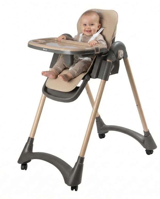 Silla de Comer con 6 Niveles de Altura Premiun Leis Kaki