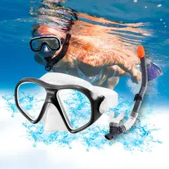 GENERICO - SNORKEL y GAFAS Para Buceo PISCINA para JOVENES Y ADULTOS