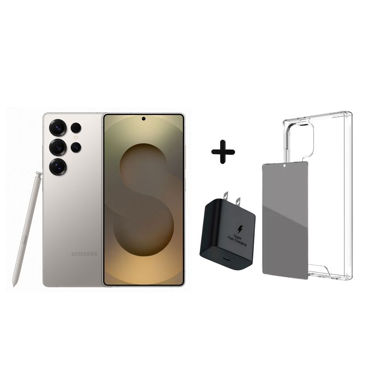 GALAXY S25 ULTRA 512GB - GRAY - CASE + MICA + CARGADOR 45W