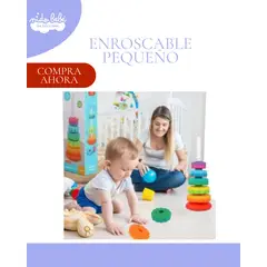 BABY - JUEGO DIDACTICO ENROSCABLE PEQUEÑO PARA BEBÉS