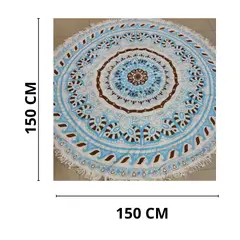 GENERICO - Toalla Redonda Mandala Circular Premium para Playa Estilo Comodidad y Verano Sin Límites
