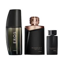 ESIKA - Set de Perfumes Eros y Magnat Select con Mini Magnat Select