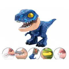 GENERICO - Útiles Escolares Dinosaurio Dino 5 en 1 Azul Regreso a Clases Colegios para Niños y Niñas