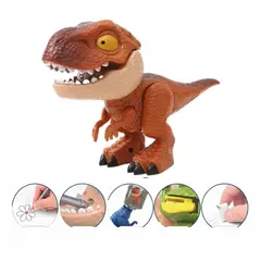 GENERICO - Útiles Escolares Dinosaurio Dino 5 en 1 Azul Regreso a Clases Colegios para Niños y Niñas