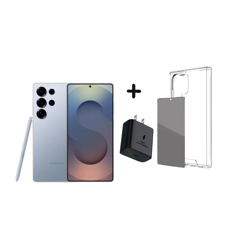 S25ULTRA - AZUL - 512GB + CASE + MICA + CARGADOR 45W